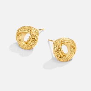 18K Gold Plated Knot Stud Earrings*Dainty Jewelry*Everyday Stud*Lightweight*ML